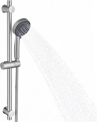 Shower Slide Bar W/ Handheld Shower Head Combo 5-Function Hand Shower Wall Mount