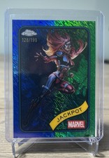 2025 Topps Chrome Marvel Jackpot #81 Blue & Green Shimmer Refractor /199 🔥🔥