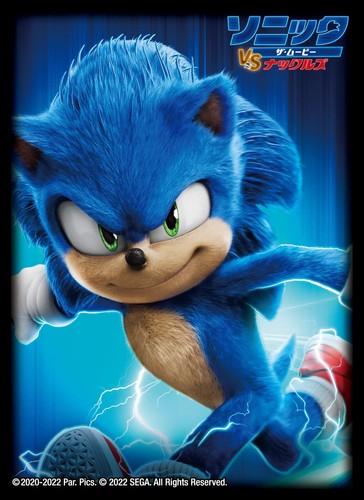 Character Sleeve Movie "Sonic the Movie/Sonic VS Knuckles" Sonic (EN-1136) Pack