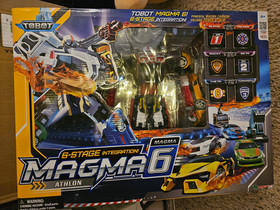 Tobot Athlon Magma 6 Alpha Beta Theta Vulcan Tornado Rocky Robot Toys