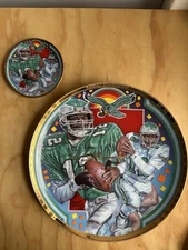 Vintage Philadelphia Eagles Randall Cunningham Sports Impression Gold, 1990