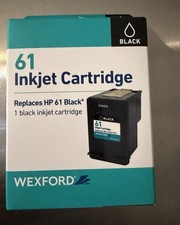 Wexford 61 Inkjet Cartridge Black Replaces HP 61 Black/ OEM CH561WN 