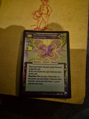 My Little Pony MLP Canterlot Nights The Element of Kindness 201 UR Foil Unikat