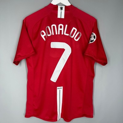 MANCHESTER UNITED 2008 2009 HOME UCL FOOTBALL SHIRT JERSEY #7