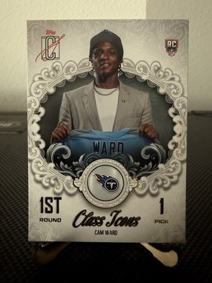 Topps 2025 Topps Signature Class Cam Ward CI-25 Class Icons Rookie Titans