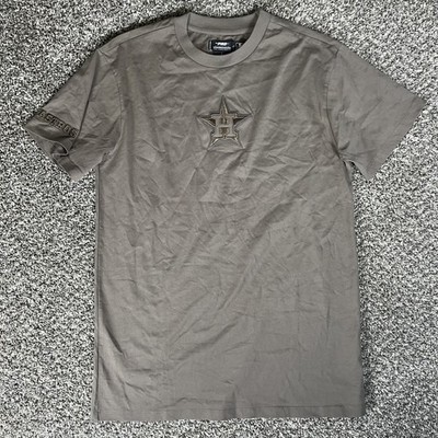 Houston Astros Shirt Pro Standard MLB Triple Black Tee Men's Medium Brown NWT 
