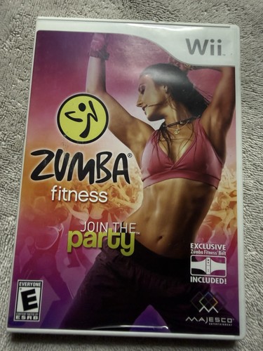 Zumba Fitness Join the Party Nintendo Wii Game Belt Big Box Tested Complete
