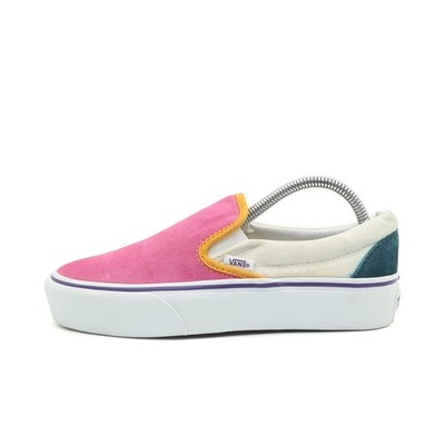 VANS Damen Slip-On Sneaker Wildleder Low-Top Komfortsohle, Bunt The Wall EU 36