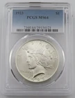 1923 P Peace Dollar - PCGS MS64 - Cert# 39154121