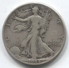 1944 - WALKING LIBERTY HALF DOLLAR-90 % SILVER- LOT # 264