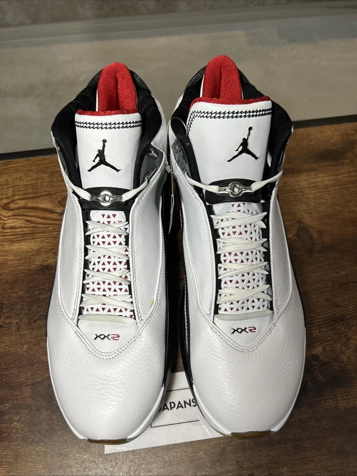 Talla 10.5 - Air Jordan 22 OG Blanco Rojo Universitario 315299-161 SIN CAJA DS DDP Foto 2 de 4