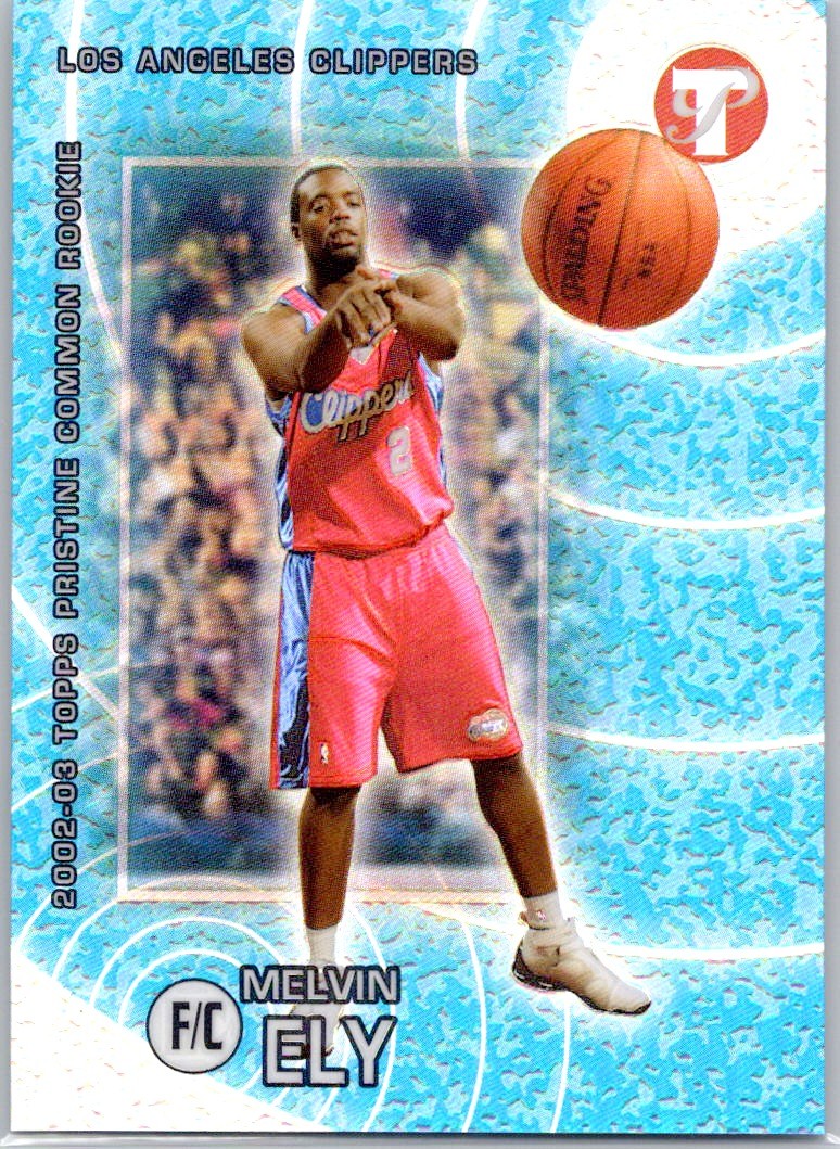 2002-03 Topps Pristine Refractor #84 Melvin Ely #/1899 RC Clippers