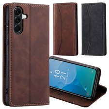 For Samsung Galaxy A07 A17 A16 Case Flip Leather Wallet Card Pocket Phone Cover