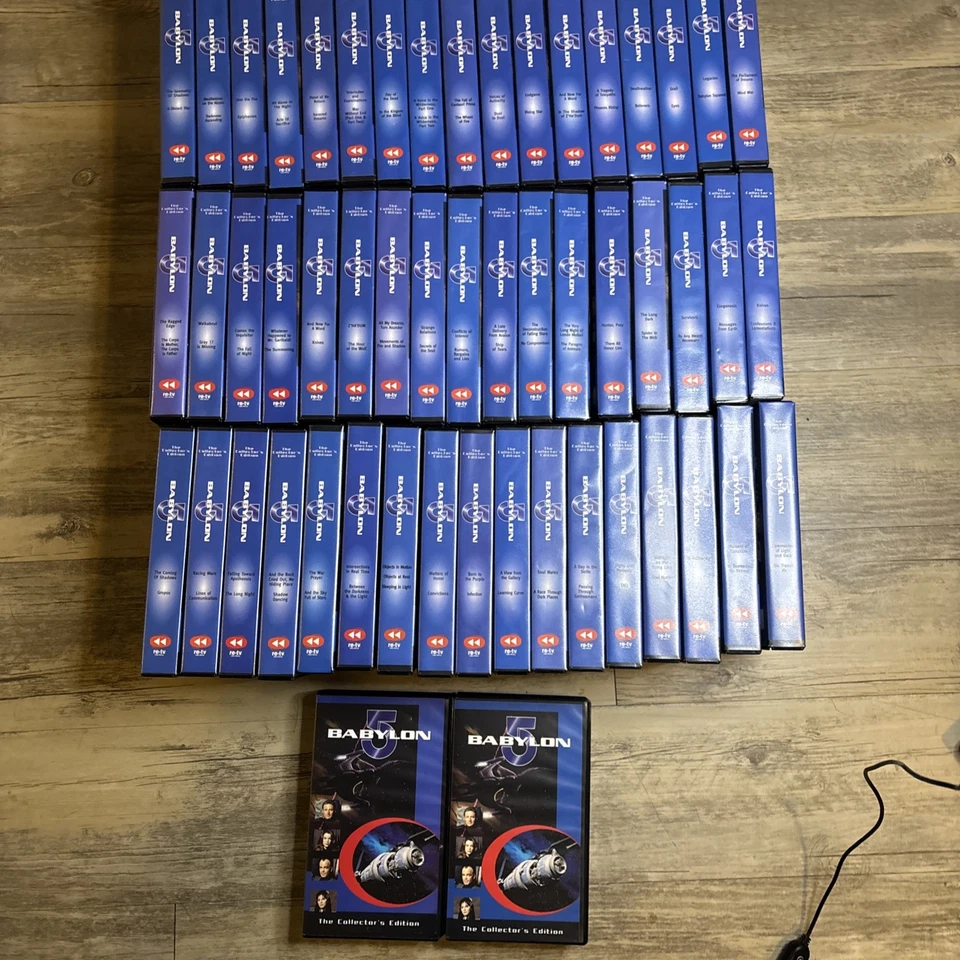 Babylon 5 Collector's Edition VHS Re-TV Series Lot - 53 VHS Tapes - Image 2 of 4