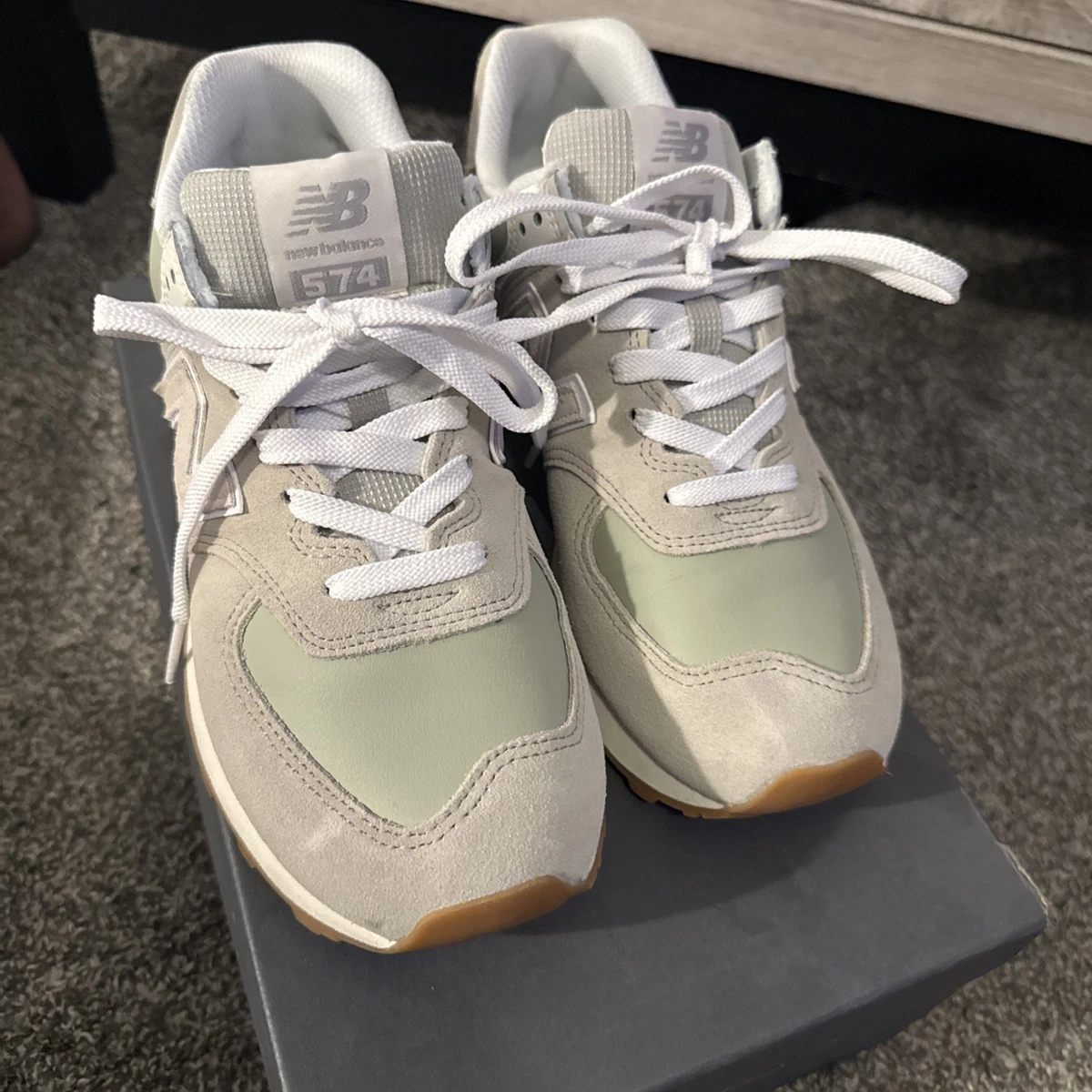 New Balance 574 Beige Athletic Shoes for Women for sale | eBay