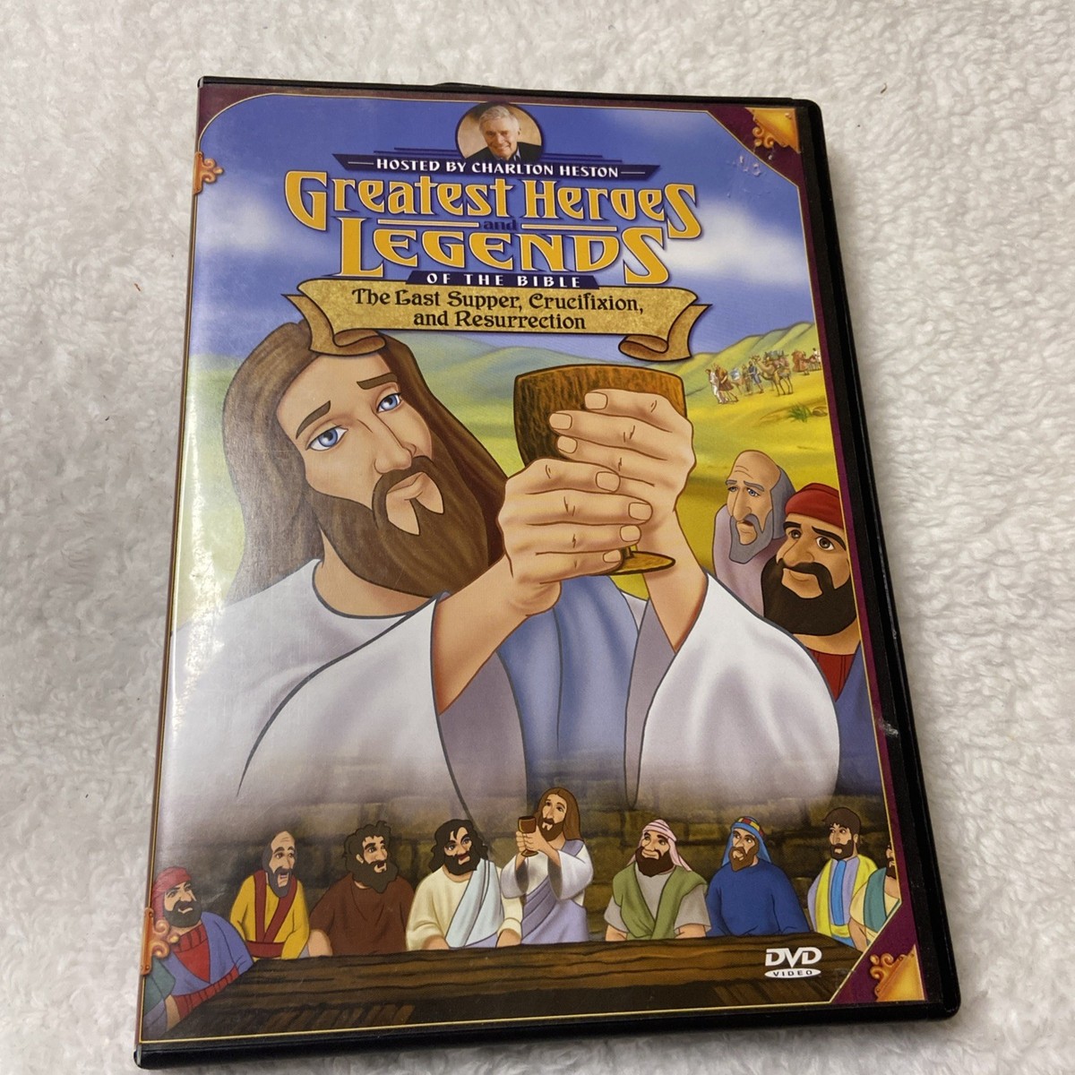 Greatest Heroes and Legends of the Bible Dvd Hosted by Charlton