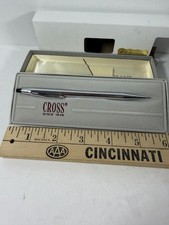 Vintage CROSS Chrome Mechanical Pencil .9mm  3503 Twist USA New Old Stock