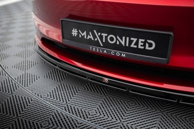 Street+ Spoilerlippe Front Ansatz V.1 passend für Tesla Model 3 Project Highland