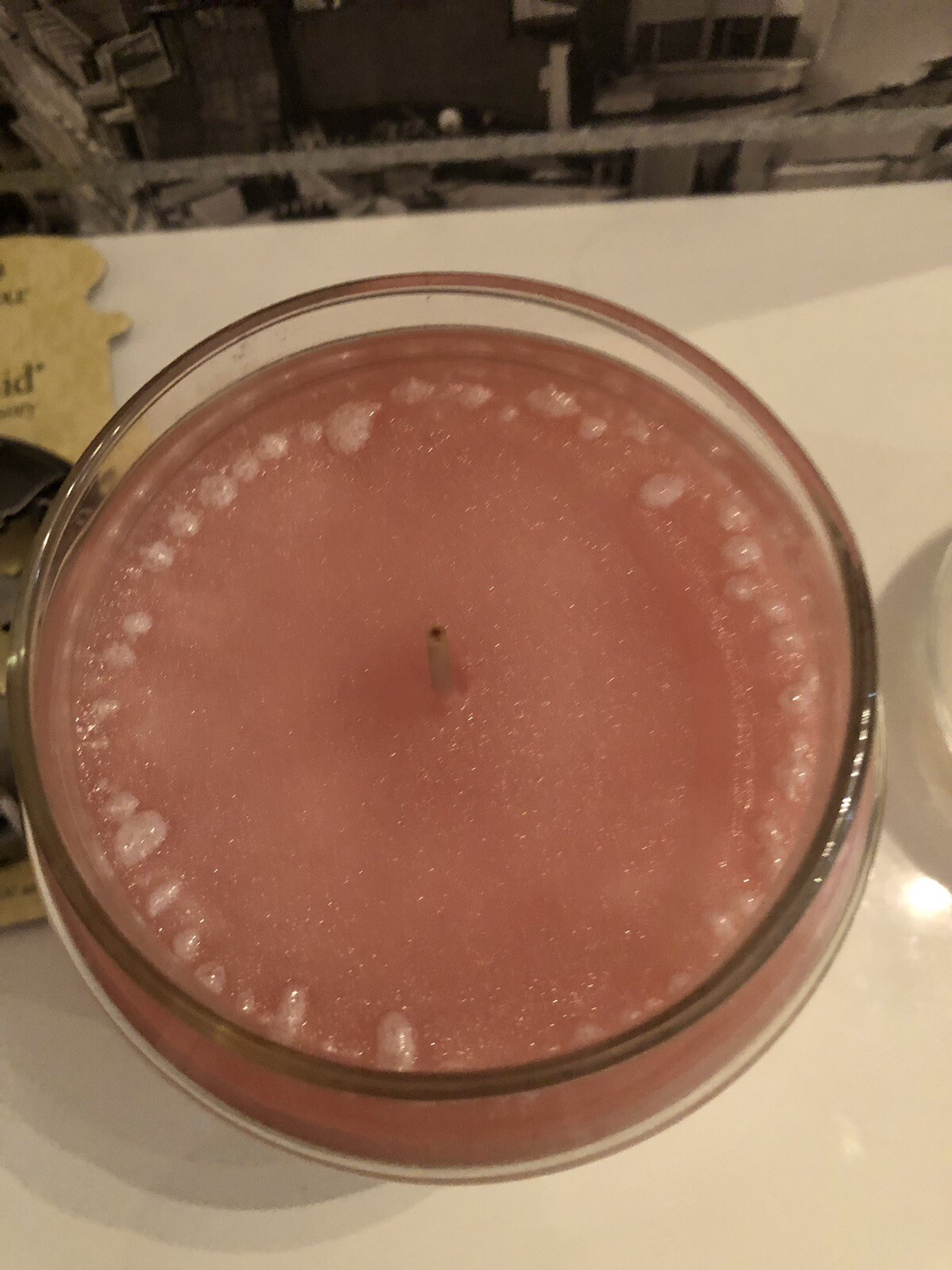 Yankee Candle 2016 Snowflake Cookie medium jar + illuma lid set rare