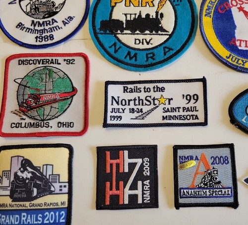 NMRA National Model Railroad Association Vintage Embroidered Patches Collection - Picture 7 of 12