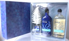 BATH  BODY WORKS LAVENDER VANILLA BODY LOTION WASH HOME FRAGRANCE GIFT SET NIB 