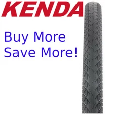 Kenda Kwick Tendril 27" x 1-1/4" Anti Puncture Bike Tire City Semi Slick Hi Mile