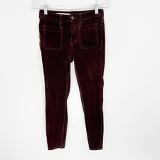 Anthropologie Pilcro The Letterpress High Rise Skinny Corduroy Jeans