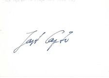 Jost Capito autograph signed 10x15 cm index card