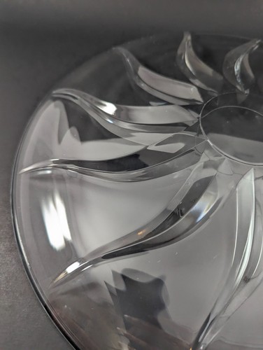 RCR Trix Centro de Mesa Sol Cristal Vidrio Placa/Cuenco Hecho en Italia NUEVO EN CAJA 13" - Imagen 7 de 9