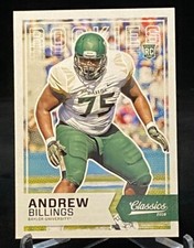 2016 Panini Classics Rookie Card #246 Andrew Billings Baylor Bears