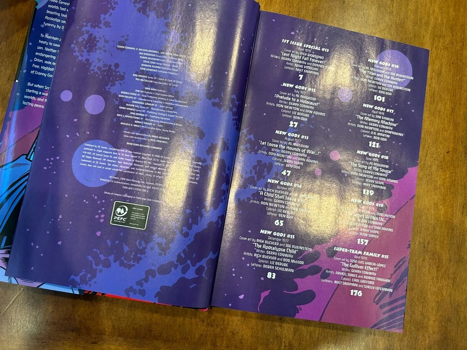 DC Comics The New Gods by Gerry Conway (2020) 1st Print Hardcover Excellent Copy - Image 2 of 4