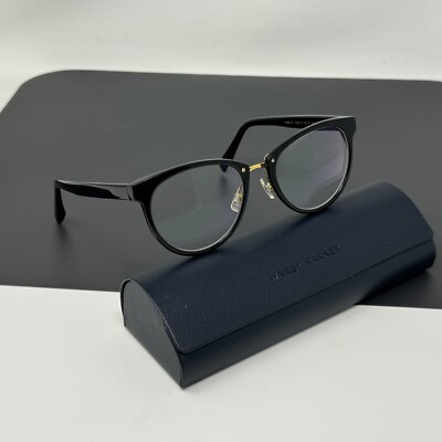 Warby Parker Tansley 3100 Womens Black/Gold Eyeglasses Frame 52-19-142 Italy