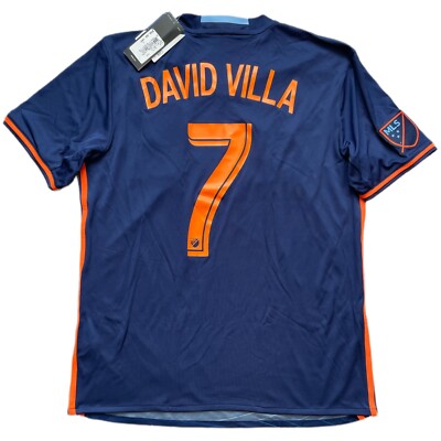 2016/17 New York City FC Away #7 David Villa Medium adidas Soccer