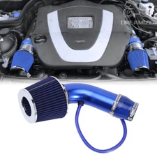 3" Cold Air Intake Filter Induction Pipe Power Flow Hose Kit For Mercedes Benz
