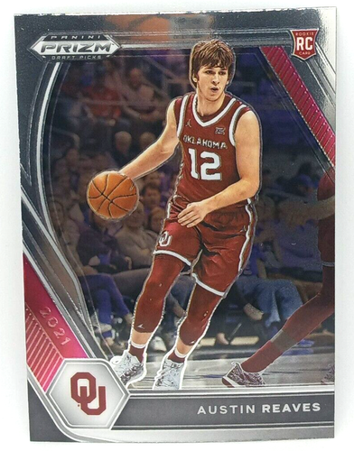 Austin Reaves 2021 Panini Prizm Draft Picks Rookie RC 49 Oklahoma austin-reaves-2021-panini-prizm-draft-picks-rookie-rc-49-oklahoma