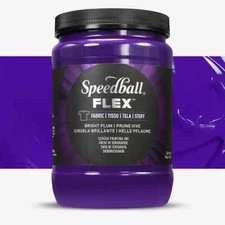 SPEEDBALL FLEX -SCREEN PRINTING INK -  32 OZ - BRIGHT PLUM