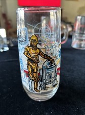 ‘vintage 1980 Star Wars Empire Strikes Back Burger King Glass R2-D2 C-3PO