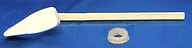 Mansfield Plumbing White Plastic Left Hand Trip Lever For 1.6 GPF Toilet
