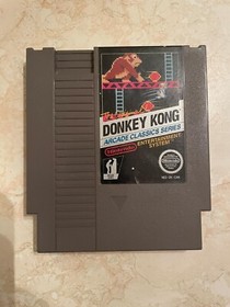 Donkey Kong Nintendo NES NO HANGTAB VARIANT 3 Screw CIB Complete Authentic RARE