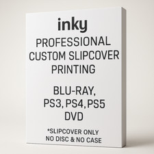 Custom Playstation Bluray DVD Slipcover Sleeve Steelbook Cover Printing