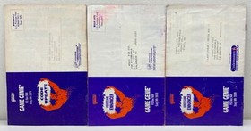 Vintage NES Game Genie Code Update Volume 2 No. 1-3 Cheats Books GALOOB Nintendo