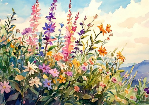 Wildflower Meadow Collection, Prints on Matte Paper | Buy 2 Get 1 Free Offer - Picture 17 of 29