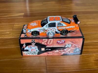 2009 Joey logona autgraphed 1:24 scale stock car camry the home depot ROTY