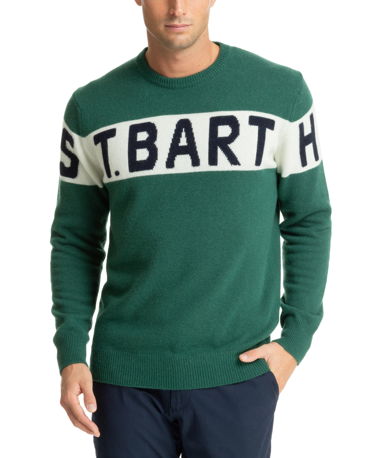 MC2 Saint Barth Pullover herren HER0003-00472G Green pulli jersey jumper