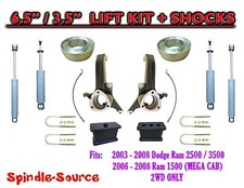 6.5 3.5 Lift Kit Shocks. Fits 03 - 08 Dodge Ram 2500 3500 2wd 4 Axle Ub-i 6.5 3.5 Lift Kit Shocks. Fits 03 - 08 Dodge Ram 2500 3500 2wd 4 Axle Ub-i
