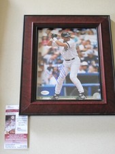 LUIS SOJO SIGNED PHOTO IN A BEAUTIFUL CHERRY FRAME SUPER RARE JSA CERTIFICATE 