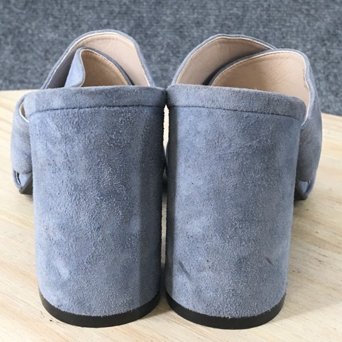 Sandalias para mujer Cole Haan 5,5B Gabby tacón deslizante W08717 azul correa cruzada - Imagen 5 de 11