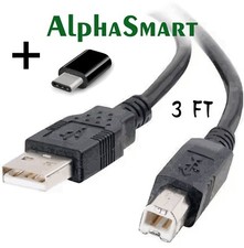 3 Ft USB DATA Cable Cord Adapter ALPHASMART 3000 DANA NEO Word Processor