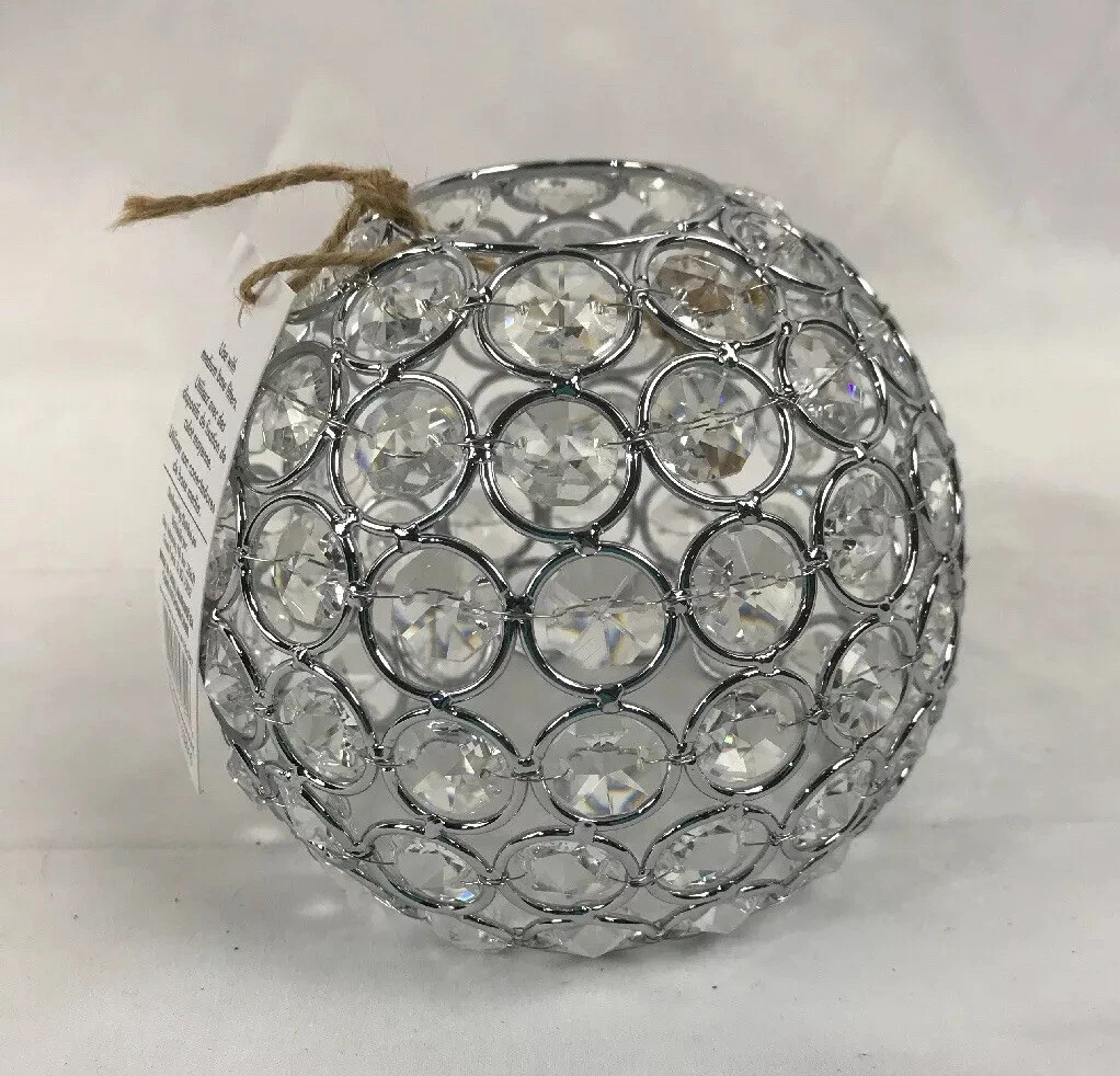 Crystal on sale globe shade