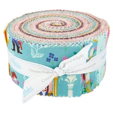 "Beauty and the Beast" by Jill Howarth for Riley Blake Designs 2 1/2" strips